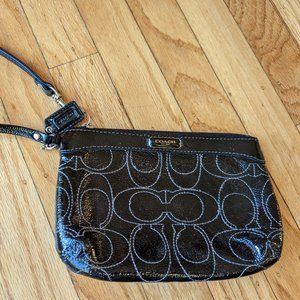 Black Coach Wristlet